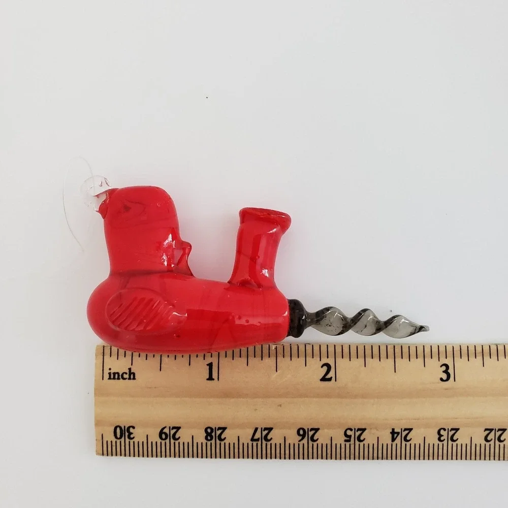 Vtg Miniature Lot Of Glass Tool Ornaments Drill Wrench Saw Hammer Screwdriver
